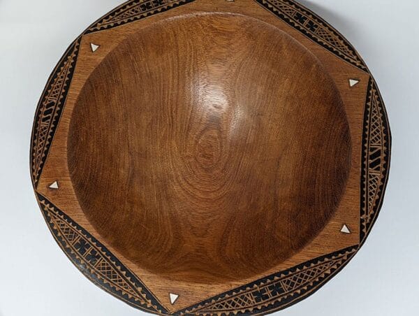 Intricate Fijian Tanoa Top View